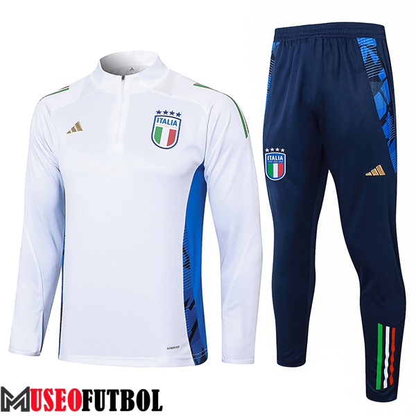 Chandal Equipos De Futbol Italia Blanco/Azul 2024/2025 -03