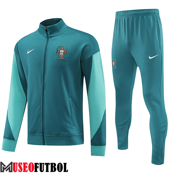 Chandal Equipos De Futbol Chaquetas Portugal Verde 2024/2025