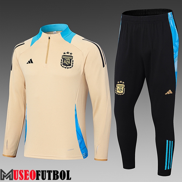 Chandal Equipos De Futbol Argentina Ninos Amarillo/Azul 2024/2025