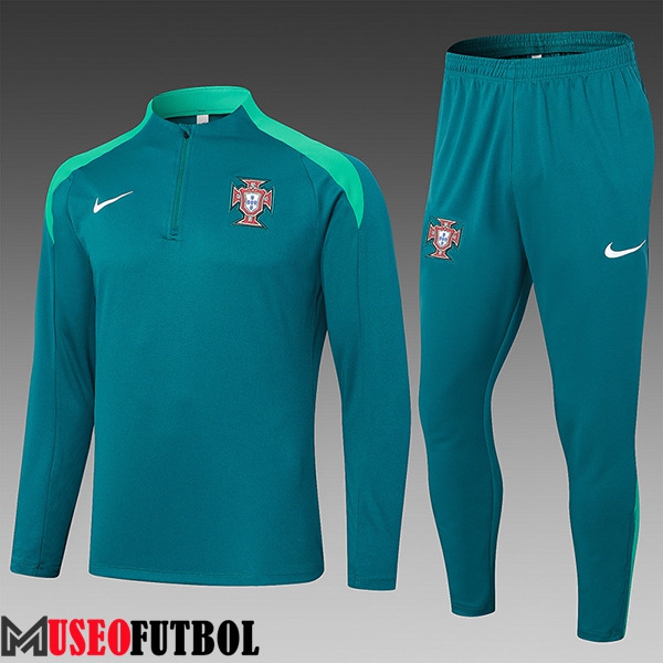 Chandal Equipos De Futbol Portugal Ninos Verde 2024/2025