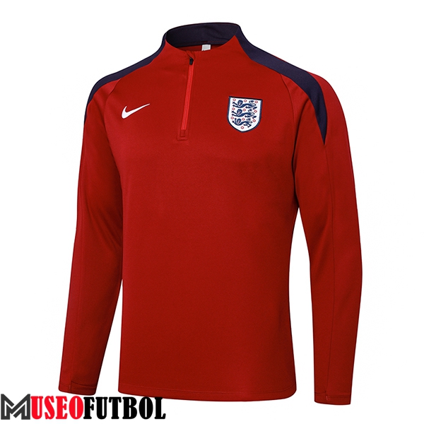 Sudadera De Entrenamiento Inglaterra Rojo/Azul 2024/2025