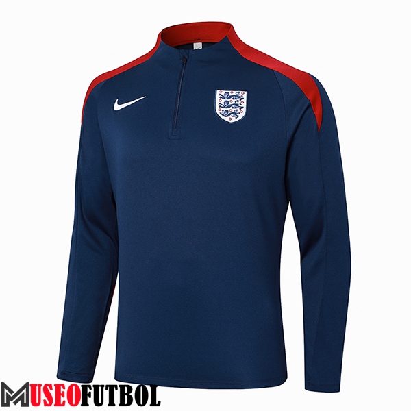 Sudadera De Entrenamiento Inglaterra Azul/Rojo 2024/2025