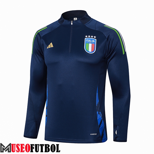 Sudadera De Entrenamiento Italia azul real 2024/2025