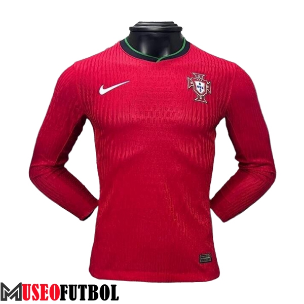 Camisetas De Futbol Portugal Primera Manga Largas UEFA Euro 2024