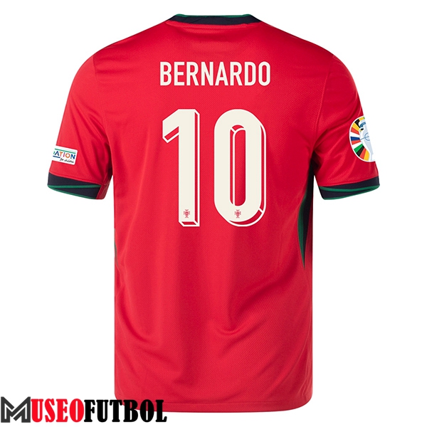 Camisetas De Futbol Portugal (BERNARDO #10) UEFA Euro 2024 Primera