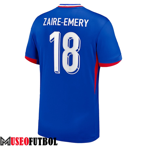 Camisetas De Futbol Francia (ZAIRE-EMERY #18) UEFA Euro 2024 Primera