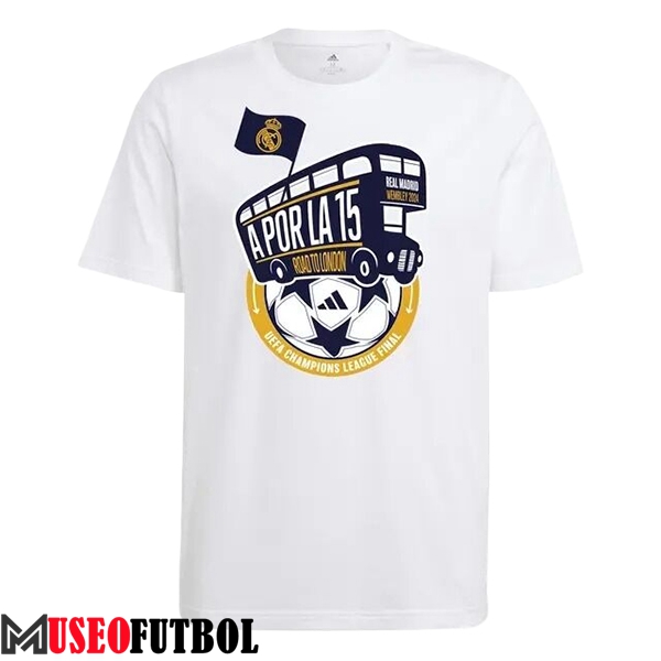 Camisetas De Futbol Real Madrid T-Shirt Cotton Blanco 2024/2025