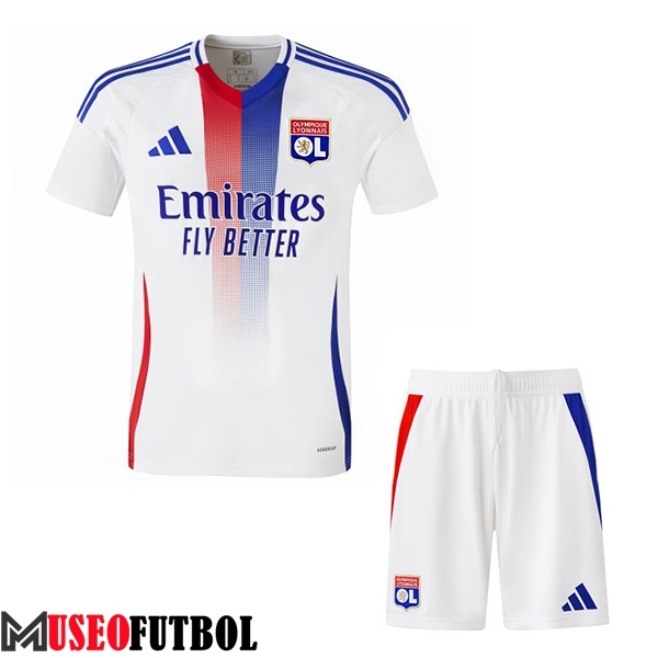 Nueva Camisetas De Futbol lyon Ninos Primera 2024/2025