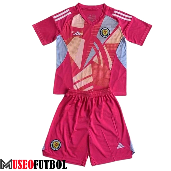 Camisetas De Futbol Escocia Ninos Portero Rosa 2024/2025