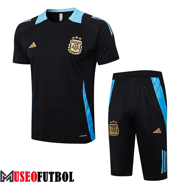 Camiseta Entrenamiento Argentina Negro/Azul 2024/2025