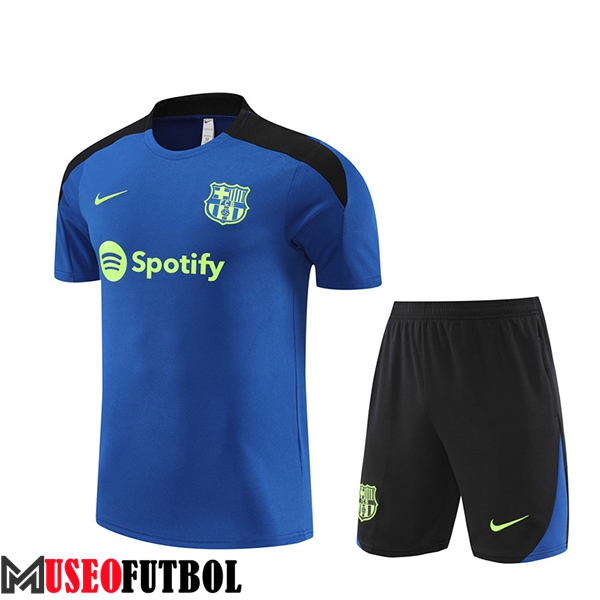 Camiseta Entrenamiento FC Barcelona Azul/Negro 2024/2025