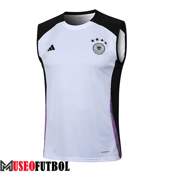 Chalecos De Futbol Alemania Blanco/Negro/Violeta 2024/2025