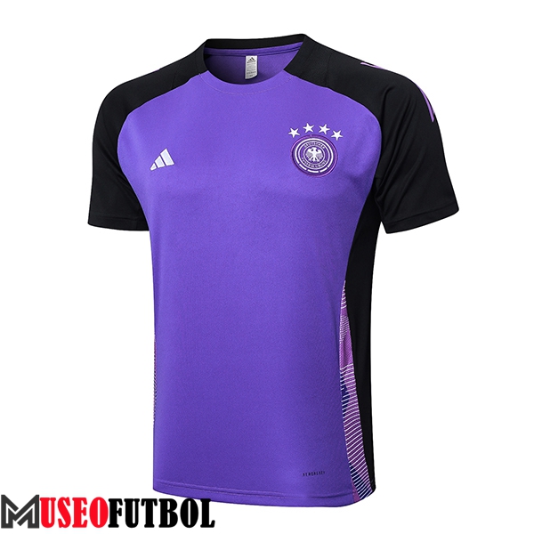 Camiseta Entrenamiento Alemania Violeta/Negro 2024/2025