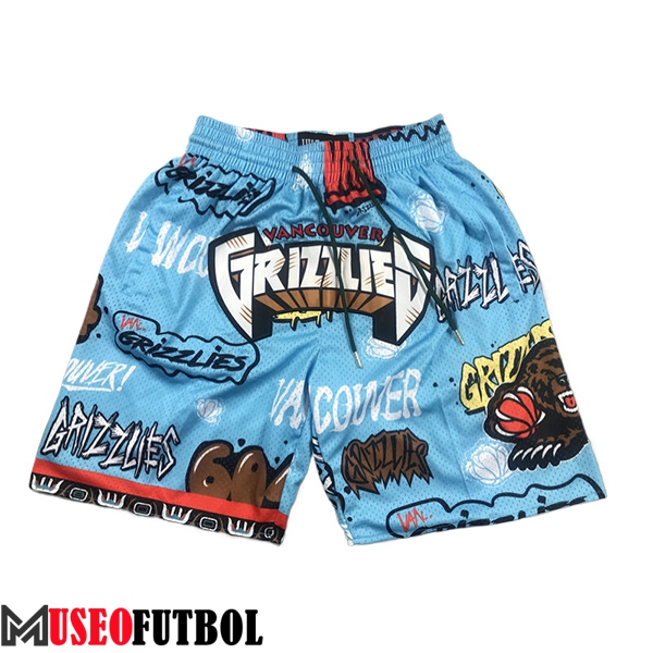 Cortos NBA Memphis Grizzlies 2024/25 Azul/Marrón