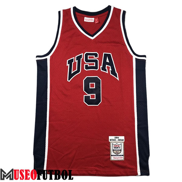 Camisetas NBA USA (#9) 2024/25 Rojo/Negro/Blanco