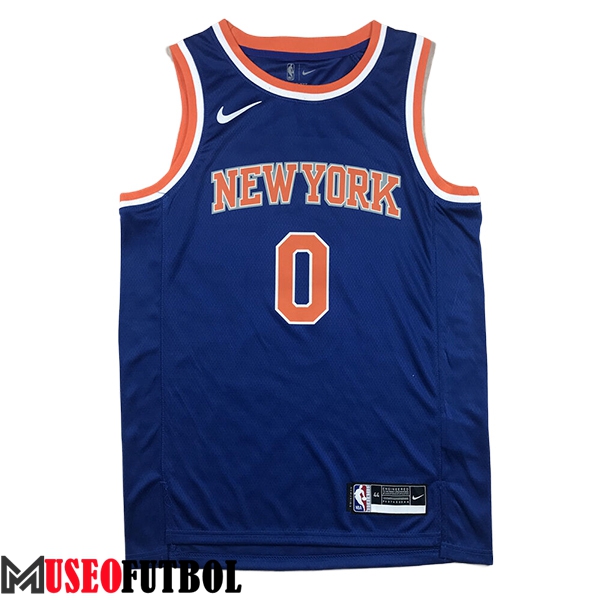 Camisetas NBA New York Knicks (DIVINCENZO #0) 2024/25 Azul/Naranja