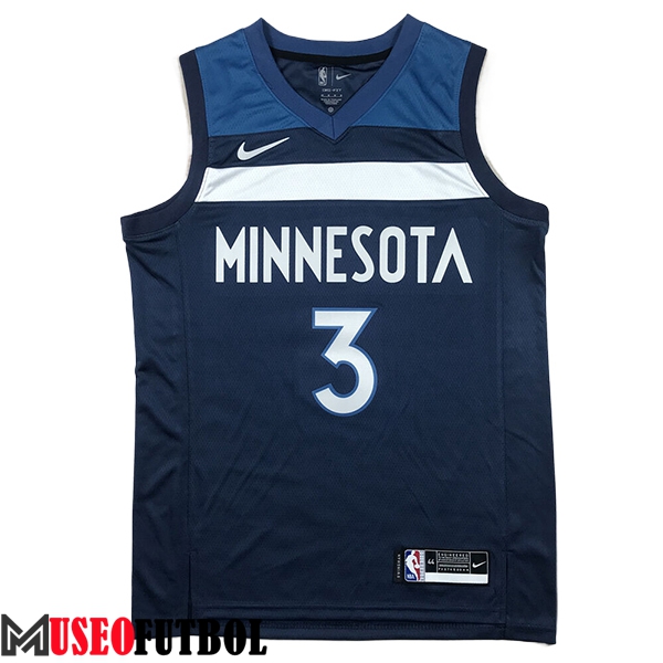 Camisetas NBA Minnesota Timberwolves (McDANIELS #3) 2024/25 Azul/Blanco