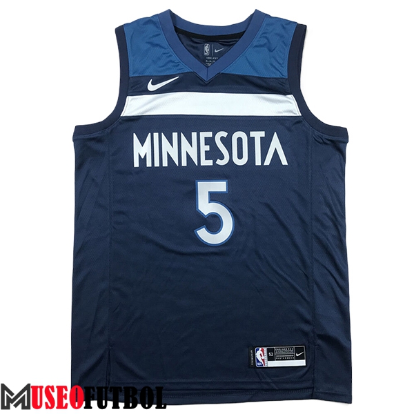 Camisetas NBA Minnesota Timberwolves (EDWARDS #5) 2024/25 Azul/Blanco