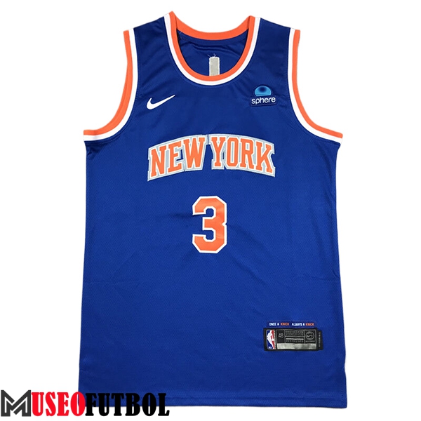 Camisetas NBA New York Knicks (HART #3) 2024/25 Azul/Naranja -02