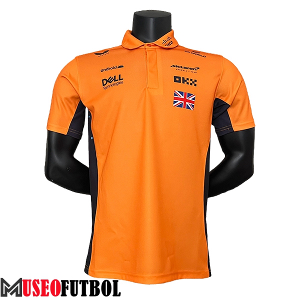 Polo F1 McLaren Team (NORRIS #4) Naranja/Negro 2024