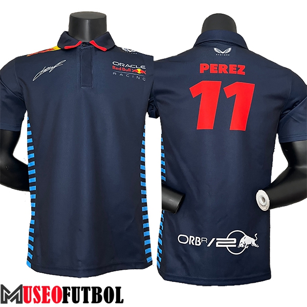 Polo F1 RedBull Racing Team (PEREZ #11) Azul Oscuro 2024