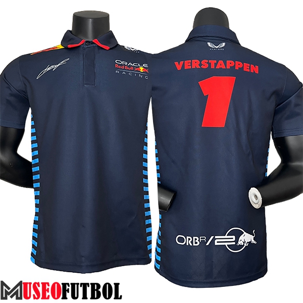 Polo F1 RedBull Racing Team (VERSYAPPEN #1) Azul Oscuro 2024