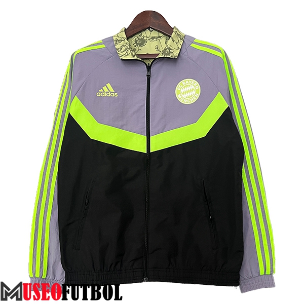 Rompevientos Bayern Munich Negro/Gris/Verde 2024/2025