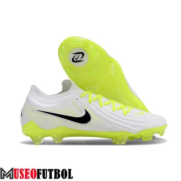 Nike Botas De Fútbol Phantom Luna Elite NU FG Blanco/Negro/Verde -02