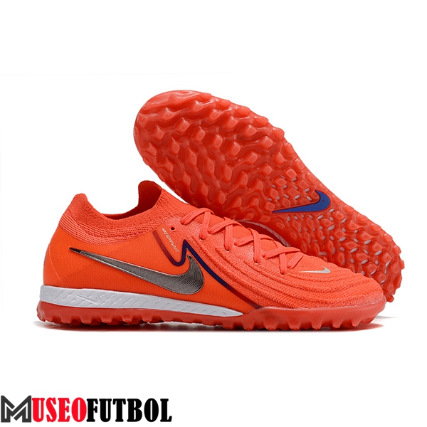 Nike Botas De Fútbol Phantom GX II Elite TF Naranja/Gris