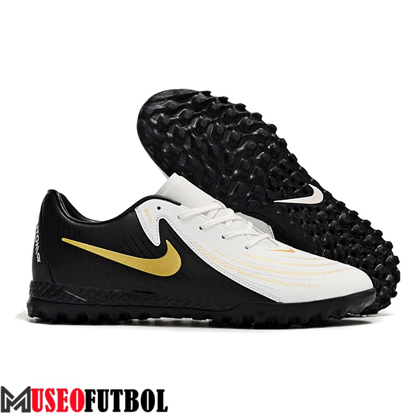 Nike Botas De Fútbol Phantom GX II ACAD LV8 TF Blanco/Negro/Amarillo