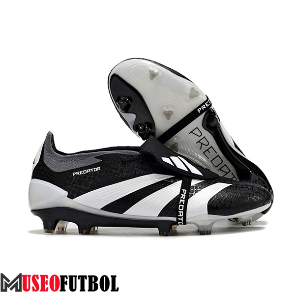 Adidas Botas De Fútbol Predator Elite Tongue FG Blanco/Negro