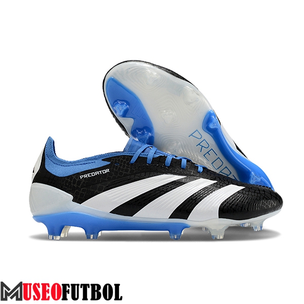 Adidas Botas De Fútbol Predator Elite FG Blanco/Negro/Azul