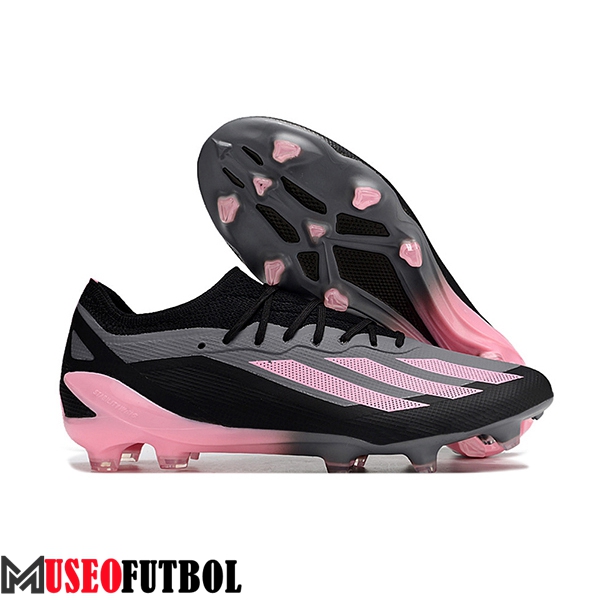 Adidas Botas De Fútbol X CRAZYFAST MESSI.1 FG BOOTS Negro/Rosa