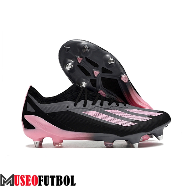 Adidas Botas De Fútbol X Crazyfast1 SG Negro/Rosa