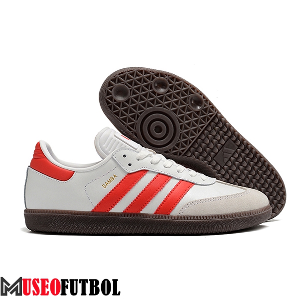 Adidas Botas De Fútbol SAMBA MESSI INDOOR BOOTS Blanco/Gris/Rojo