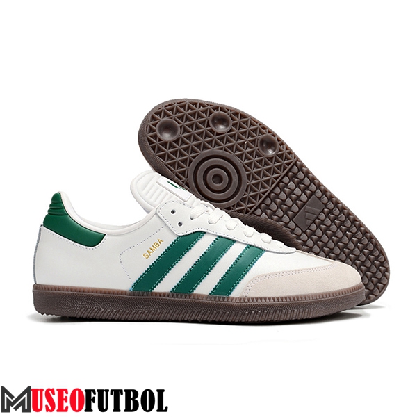 Adidas Botas De Fútbol SAMBA MESSI INDOOR BOOTS Blanco/Gris/Verde