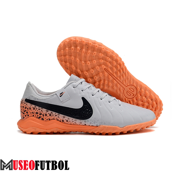 Nike Botas De Fútbol Tiempo Legend X Academy TF Gris/Negro/Naranja