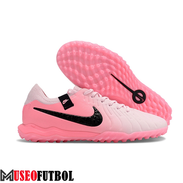 Nike Botas De Fútbol Tiempo Legend X PRO TF Negro/Rosa