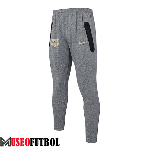 Pantalon Entrenamiento FC Barcelona Gris 2024/2025