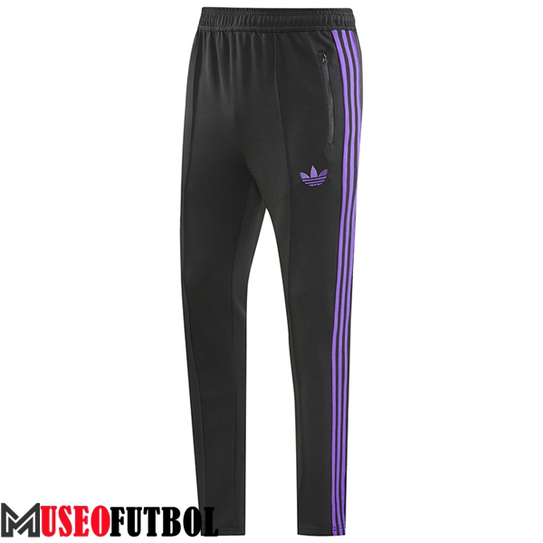 Pantalon Entrenamiento Adidas Negro/Violeta 2024/2025