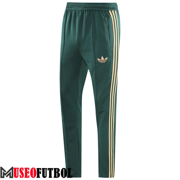 Pantalon Entrenamiento Adidas Verde/Amarillo 2024/2025