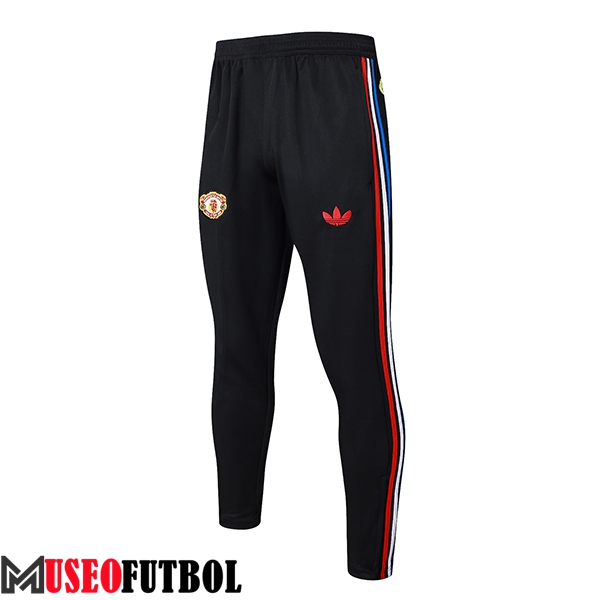 Pantalon Entrenamiento Manchester United Negro 2024/2025