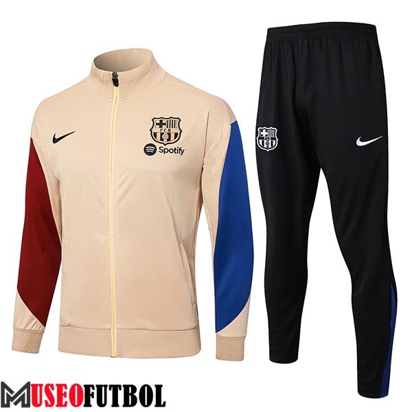 Chandal Equipos De Futbol Chaquetas FC Barcelona Amarillo/Azul/Rojo 2024/2025