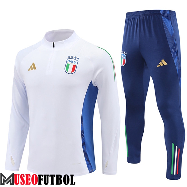 Chandal Equipos De Futbol Italia Blanco/Azul 2024/2025 -05