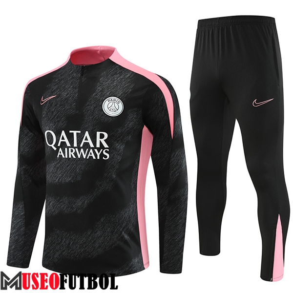 Chandal Equipos De Futbol PSG Negro/Rosa 2024/2025