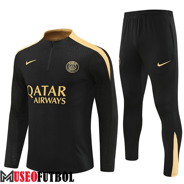 Chandal Equipos De Futbol PSG Negro/Amarillo 2024/2025