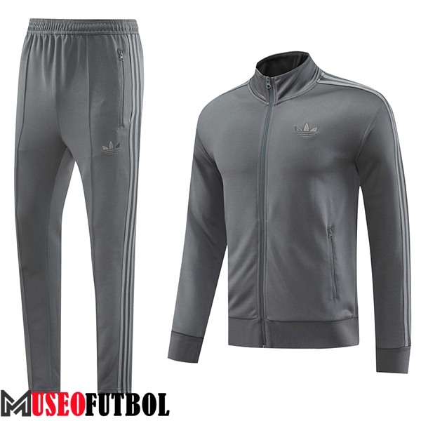 Chandal Equipos De Futbol Chaquetas Adidas Gris 2024/2025