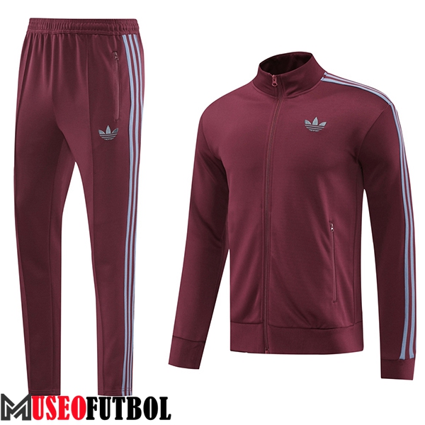 Chandal Equipos De Futbol Chaquetas Adidas Rojo 2024/2025