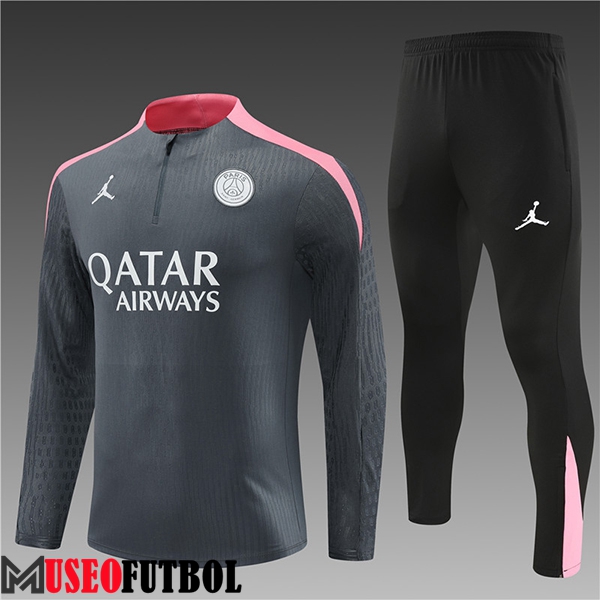 Chandal Equipos De Futbol PSG Gris Ninos Foncé 2024/2025