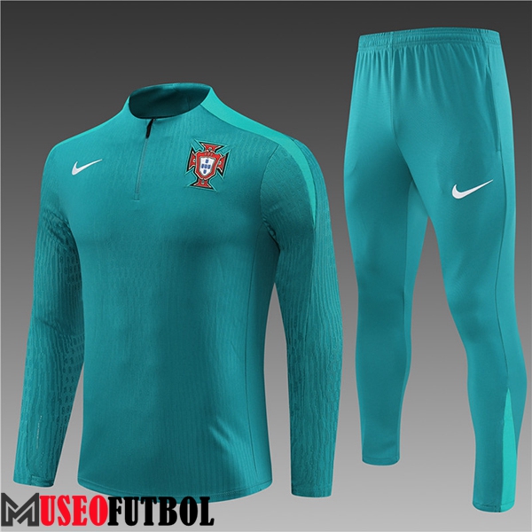 Chandal Equipos De Futbol Portugal Ninos Verde 2024/2025